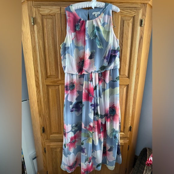 Coldwater Creek Dresses & Skirts - Coldwater Creek Blue and Peach Dress